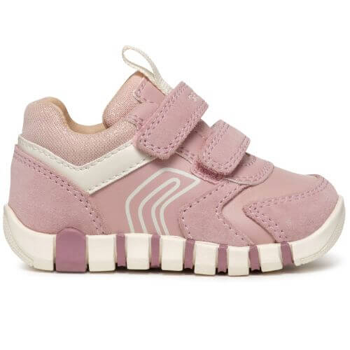 Pantofi copii fete din piele naturala Geox, Roz – B3558C_05422_C8047
