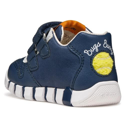 Pantofi copii baieti Geox personaj Bugs Bunny, Albastru – B6555B-011BC-C4343