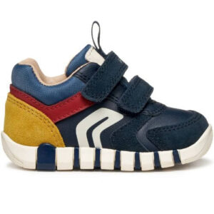 Pantofi copii baieti din piele naturala Geox, Albastru – B3555D_05422_C4244