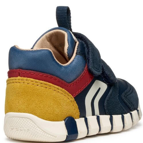 Pantofi copii baieti din piele naturala Geox, Albastru – B3555D_05422_C4244