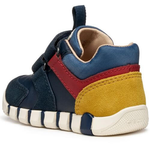 Pantofi copii baieti din piele naturala Geox, Albastru – B3555D_05422_C4244