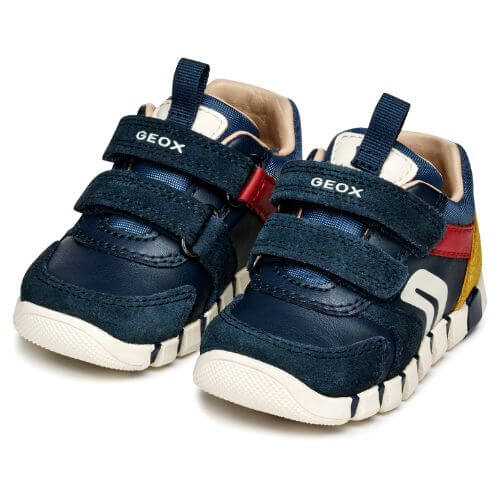 Pantofi copii baieti din piele naturala Geox, Albastru – B3555D_05422_C4244