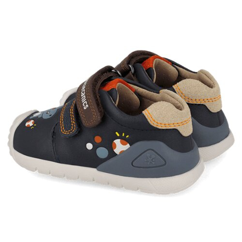 Pantofi copii baieți din piele, Ocean – Dino, Biomecanics – 261128-A183
