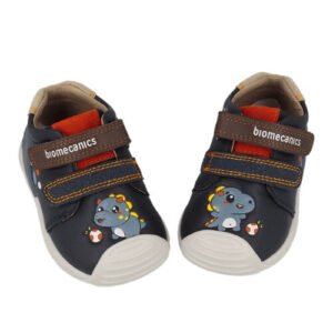 Pantofi copii baieți din piele, Ocean – Dino, Biomecanics – 261128-A183