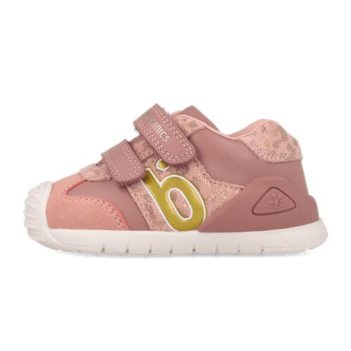 Pantofi copii fete din piele, Roz, Biomecanics – 261108-B159