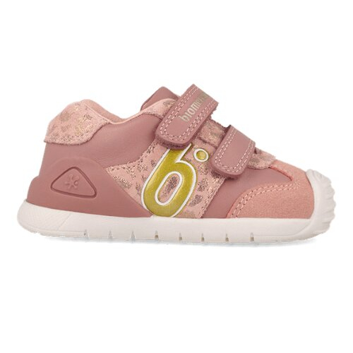 Pantofi copii fete din piele, Roz, Biomecanics – 261108-B159