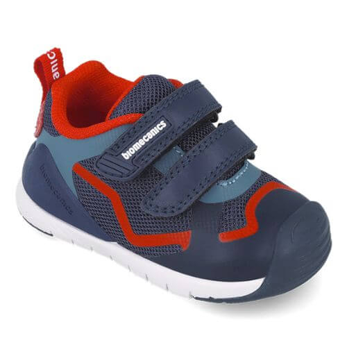 Pantofi copii baieti din textil Biomecanics, Albastru – 252133-A008