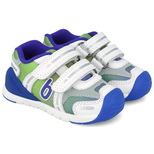 Pantofi copii baieti din textil Biomecanics, Verde – 251138-A825 Pantofi copii baieti din textil Biomecanics, Verde – 251138-A825
