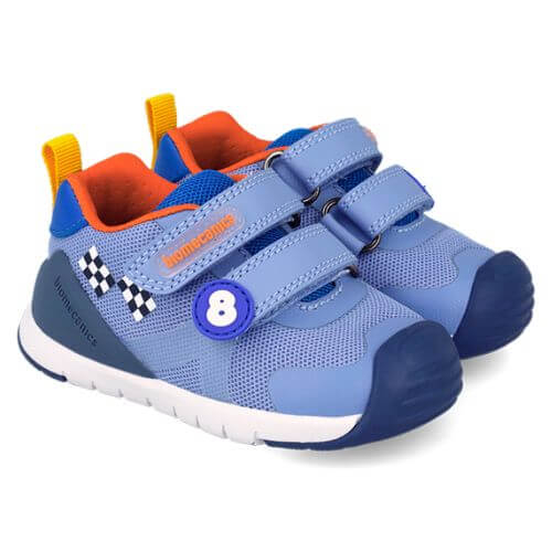 Pantofi copii baieti din textil Biomecanics, Albastru – 262134-A371