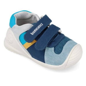Pantofi copii baieti din textil Biomecanics, Albastru – 262182-A089
