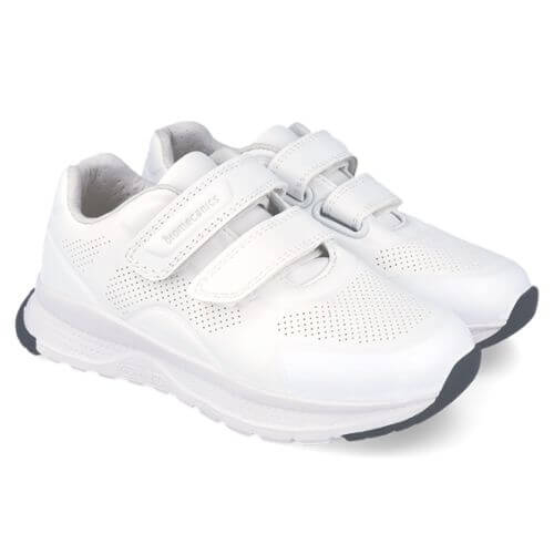 Pantofi copii baieti din textil Biomecanics, – Alb – 262250-C050