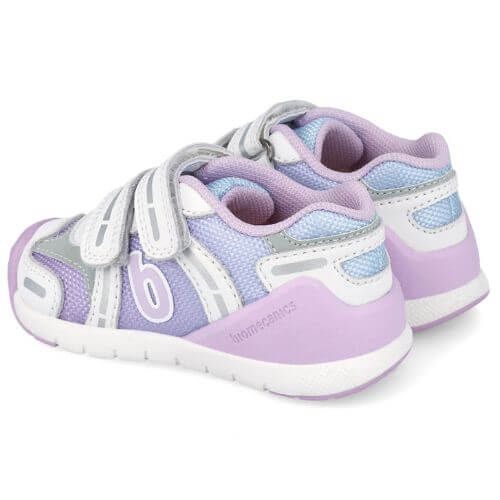 Pantofi copii fete din textil Biomecanics, Mov – 251138-B661