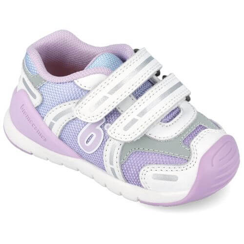 Pantofi copii fete din textil Biomecanics, Mov – 251138-B661