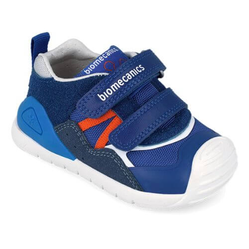 Pantofi copii baieti din textil Biomecanics, Albastru 262122-A858