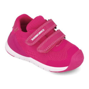Pantofi copii fete din textil Biomecanics, Fucsia – 252130-C146