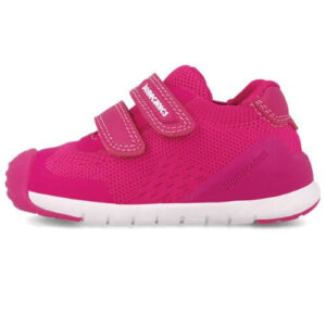 Pantofi copii fete din textil Biomecanics, Fucsia – 252130-C146