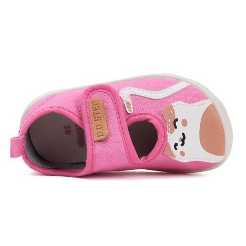Pantofi copii fete de interior din textil DD Step, Roz – C086-51380A