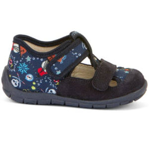 Pantofi copii baieti din textil Froddo, Albastru – G1700412-1