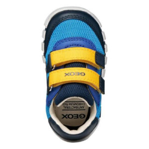 Pantofi copii baieti din textil Geox, Albastru -B3555C-01454-C4DF4
