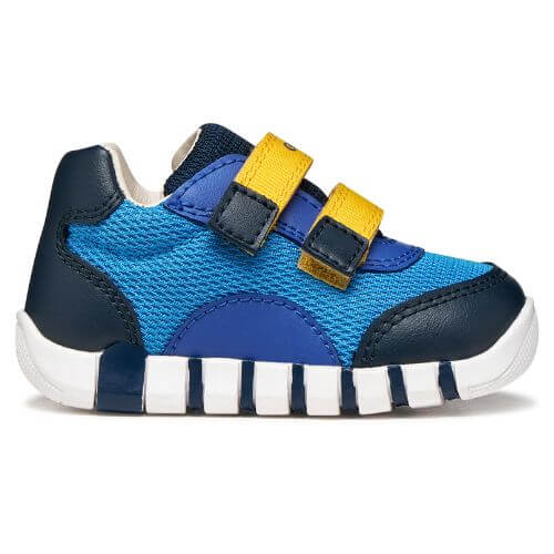 Pantofi copii baieti din textil Geox, Albastru -B3555C-01454-C4DF4 Pantofi copii baieti din textil Geox, Albastru -B3555C-01454-C4DF4