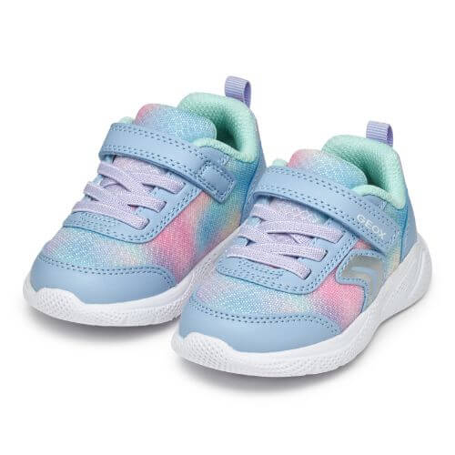 Pantofi copii fete din textil Geox, Albastru – B454TD_01454_C4507