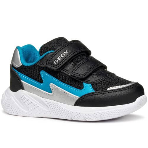 Pantofi copii baieti din textil Geox, Negru – B564UC_0BC14_C9221