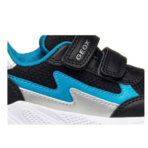 Pantofi copii baieti din textil Geox, Negru – B564UC_0BC14_C9221