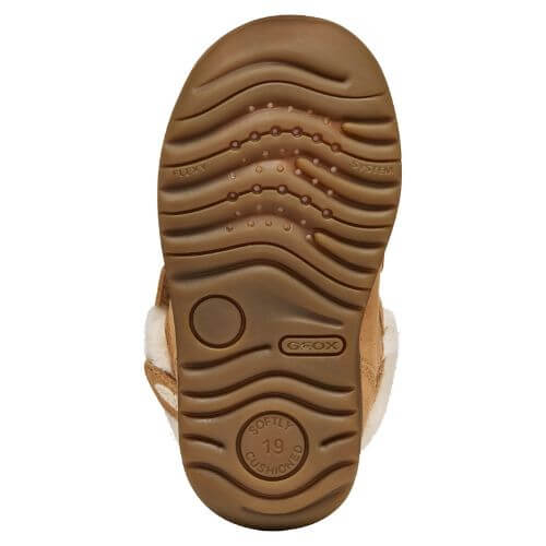 Ghete copii baieti din piele Geox, Maro – B564PB_00022_C6627