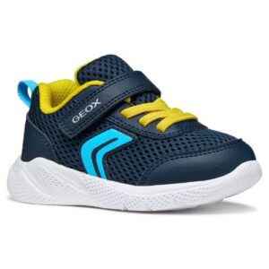 Pantofi copii baieti din textil Geox, Albastru – B454UC-01454-C0657