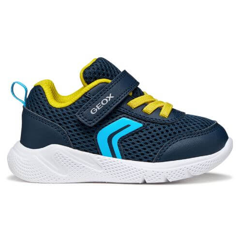 Pantofi copii baieti din textil Geox, Albastru – B454UC-01454-C0657