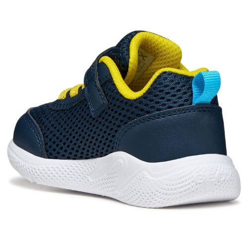 Pantofi copii baieti din textil Geox, Albastru – B454UC-01454-C0657