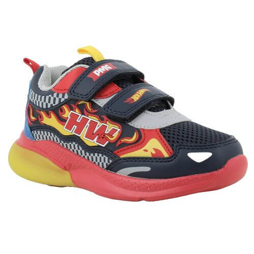 Pantofi copii baieti cu LED din textil Primigi, Rosu – 1490611