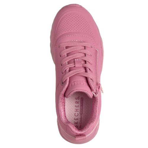 Pantofi copii fete din material sintetic Skechers, Roz – 310387-ROS