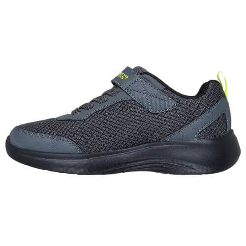 Pantofi copii baieti din textil Skechers, Gri – 403615-CBLM
