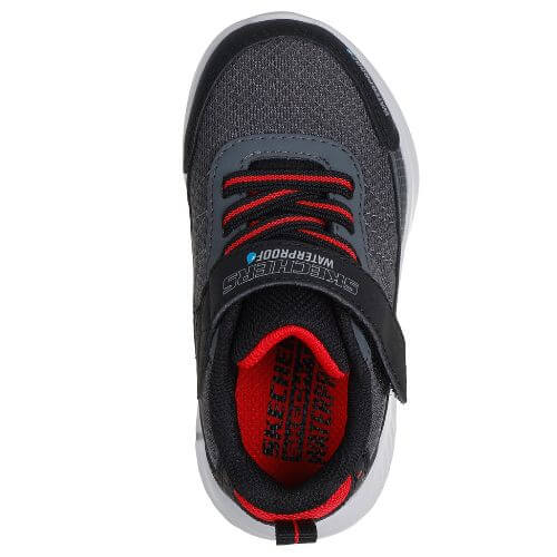Pantofi copii baieti impermeabili din textil Skechers, Gri – 406338
