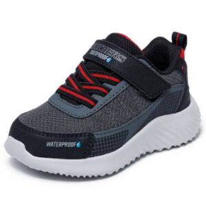 Pantofi copii baieti impermeabili din textil Skechers, Gri – 406338