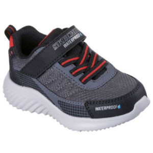 Pantofi copii baieti impermeabili din textil Skechers, Gri – 406338