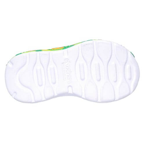 Pantofi copii baieti din textil Skechers, Gri – 407312-CCLM