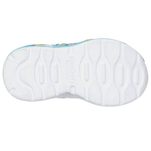 Pantofi copii baieti din textil Skechers, Albastru – 407312-BLNV