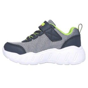 Pantofi copii baieti din textil Skechers, Gri – 407312-CCLM