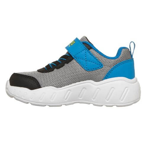 Pantofi copii baieti din textil Skechers, Gri – 407312-GYMT