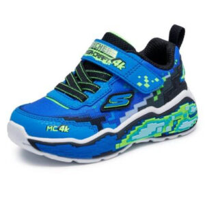 Pantofi copii baieti din textil Skechers Mega-Craft 4K, Albastru – 402162-BBLM