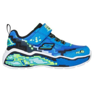 Pantofi copii baieti din textil Skechers Mega-Craft 4K, Albastru – 402162-BBLM