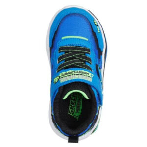 Pantofi copii baieti din textil Skechers Mega-Craft 4K, Albastru – 402162-BBLM