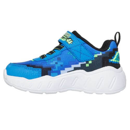 Pantofi copii baieti din textil Skechers Mega-Craft 4K, Albastru – 402162-BBLM