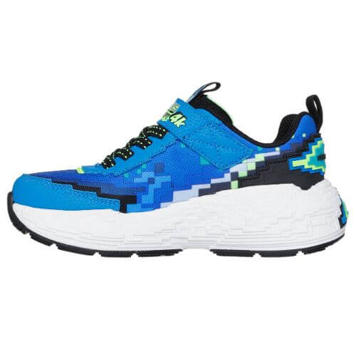 Pantofi copii baieti din textil Skechers Mega-Craft 4K, Albastru – 402160-BLLM