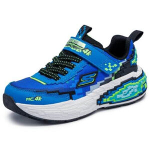 Pantofi copii baieti din textil Skechers Mega-Craft 4K, Albastru – 402160-BLLM