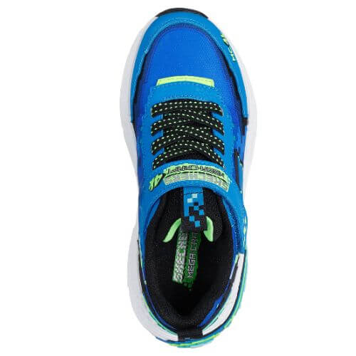 Pantofi copii baieti din textil Skechers Mega-Craft 4K, Albastru – 402160-BLLM
