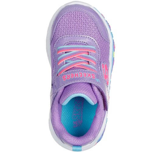 Pantofi copii fete din textil Skechers, Mov – 303158-PRMT