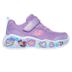 Pantofi copii fete din textil Skechers, Mov – 303158-PRMT